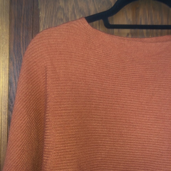 Boat Neck Batwing Sleeve Knitted Sweater - Picture 5 of 6